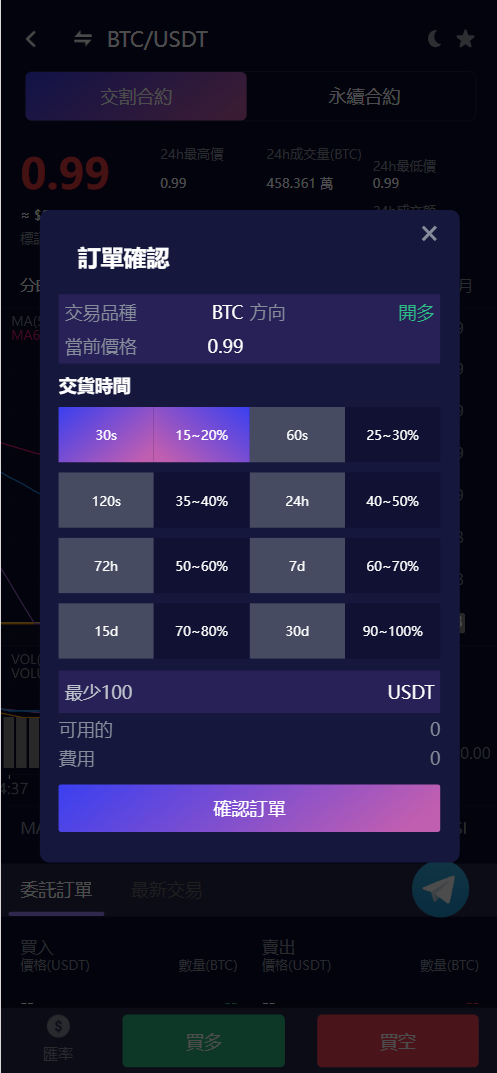 图片[15]-Vexus多语言虚拟货币交易所/模拟账户/现货交易/永续合约/交割合约/基金理财/锁仓挖矿/质押贷款/闪兑/前端vue编译后/后端Java